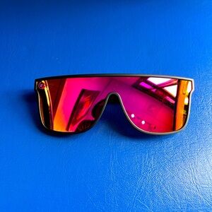 Blenders XL pink mirror sunnies